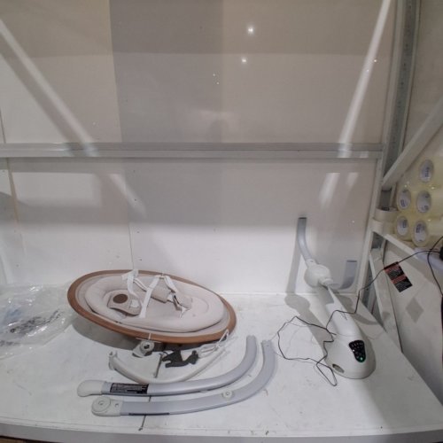 MAXI-COSI CASSIA AUTOMATIC BABY SWING WITH MOTION SENSOR MUSIC TOYS AND 360 DEGREE ROTATION - MAX 20LB - HORIZON SAND - (MODEL: ‎53302CGMT) image 10