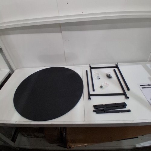 MUZERUL ROUND TABLE - 28" X 28" X 17" - BLACK (MODEL: ZZ-1072) image 3