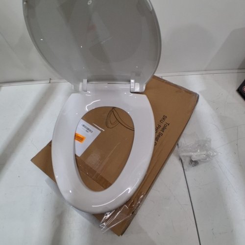 GARVEE SLOW CLOSE TOILET SEAT COVER - 19" - WHITE (MODEL: PHO_0R8LA399) image 3