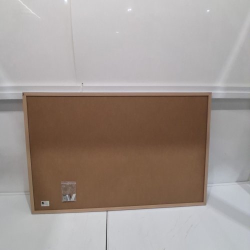 QUARTET CORK BULLETIN BOARD - 35" X 23" - WOOD/BROWN image 3