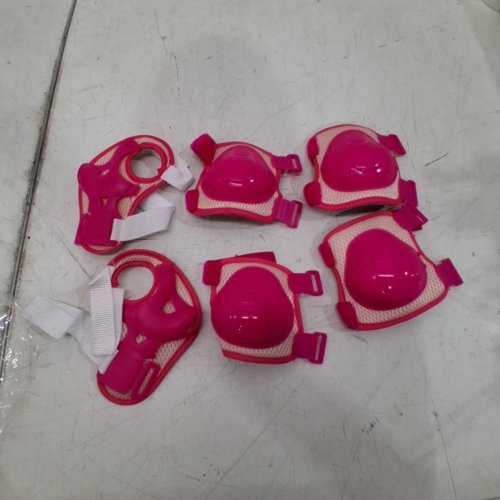 6PC CHILDREN'S ROLLER SKATE PADS -DARK PINK image 3