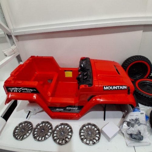 KIDS GARVEE 120 V BATTERY POIWERED RIDE-ON TOY VEHICLE - RED (MODEL: PTO_0YRL) image 7