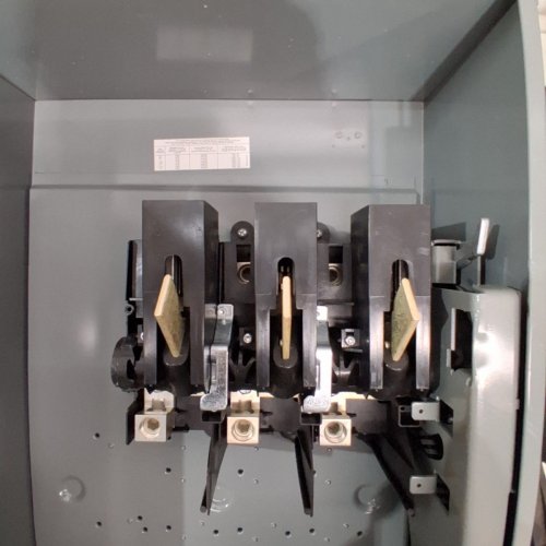 SQUARE D HEAVY DUTY F06 SERIES 3 POLE SAFETY SWITCH - 200A 600V - GREY (MODEL: CHU364AWK) image 6