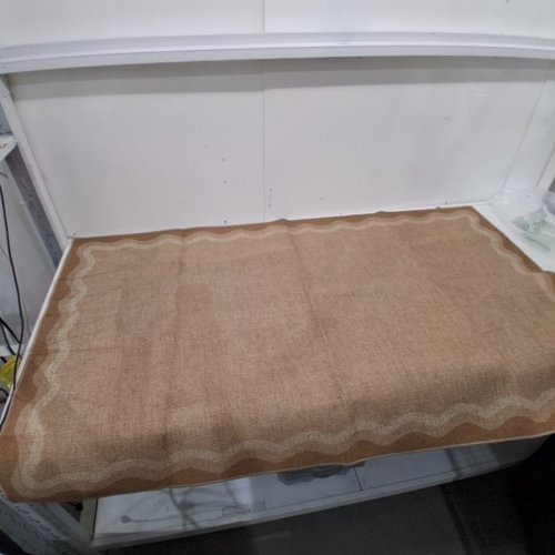 NON-SLIP INDOOR AREA RUG - 3FT X 5FT - BROWN image 2