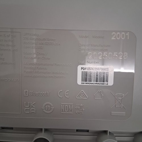UPPABABY MAMAROO CAMILA SMART BABY SWING WITH BLUETOOTH CONNECTION - Charlie Sand - (MODEL: 2001) image 6
