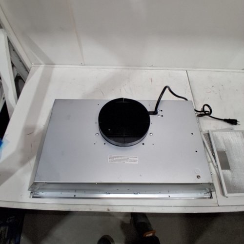 OVO STAINLESS STEEL TWO FILTER 5-SPEED EXHAUST FAN AUTO SHUT-OFF BUILT-IN RANGE HOOD VENT - 28" - SILVER (MODEL: OV-3001) image 5