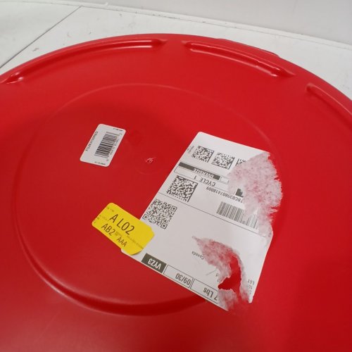 RUBBERMAID BRUTE TRASH CAN LID - 32 GAL - RED (MODEL: 1779731) image 4
