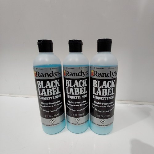 3PK RANDY'S BLACK LABEL MULTI-PURPOSE SMOKEWARE CLEANER - 12 OZ EACH image 2