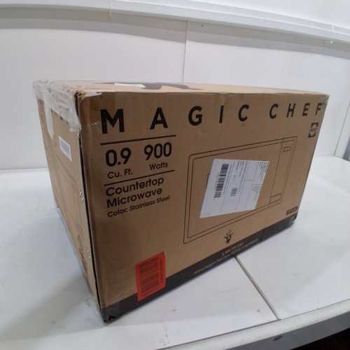 MAGIC CHEF COUNTERTOP DIGITAL TOUCH MICROWAVE - 900W, 0.9 CUBIC FT - STAINLESS (MODEL: MC99MSTF) image 6
