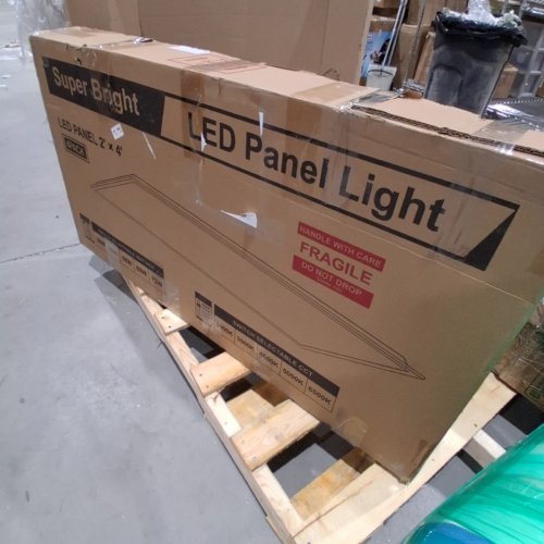4PK LED FLAT PANEL LIGHTS - 2FT X 4FT - 300K-6500K- WHITE image 5