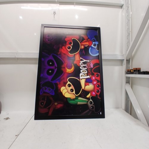 FRAMED POPPY PLAYTIME WALL ART - CATNAP WALL POSTER - 22.4" X 14.7" - BLACK FRAMED VERSION image 2