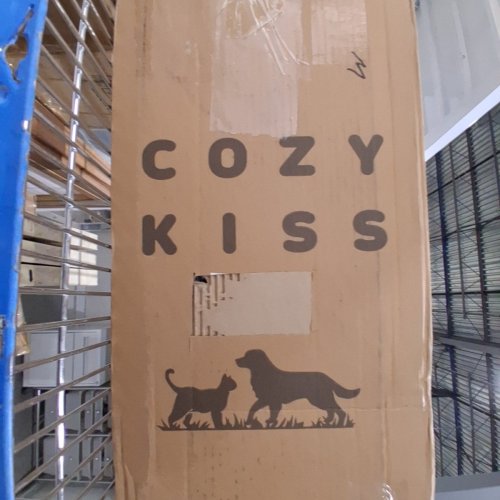 COZY KISS 4-STEP SPACE-SAVING STORAGE PET STAIRS - GREY image 4