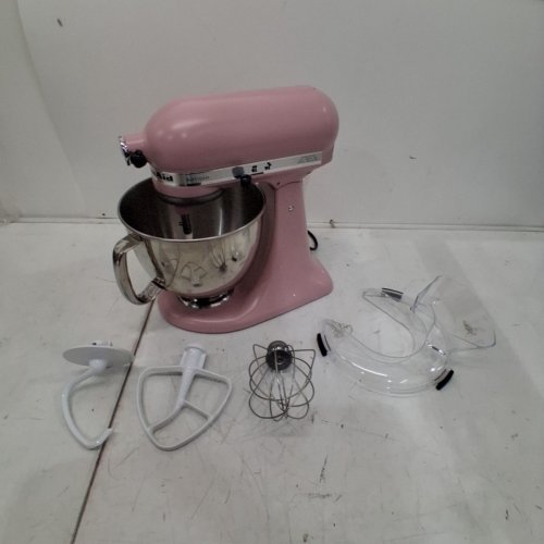 KITCHENAID ARTISAN 5QT TILT-HEAD STAND MIXER WITH 5 PREMIUM ACCESSORY PACK - MATTE DRIED ROSE (MODEL: KSM150PSDR) image 3