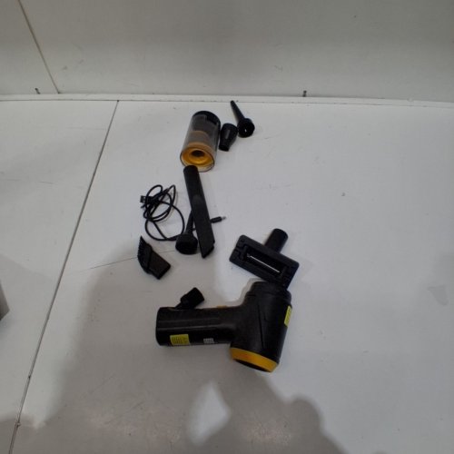 CORDLESS PORTABLE HANDHELD VACUUM CLEANER BLOWER - 21000PA, 4-IN-1, LED LIGHTS - GREY/YELLOW (MODEL: LT-145) image 3