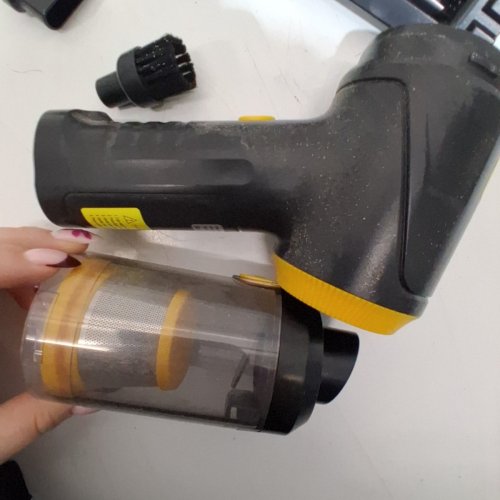 CORDLESS PORTABLE HANDHELD VACUUM CLEANER BLOWER - 21000PA, 4-IN-1, LED LIGHTS - GREY/YELLOW (MODEL: LT-145) image 4