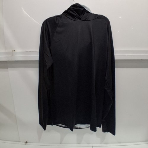 LONG SLEEVE SUNSHIRT WITH HOOD AND GAITER - EXTRA LARGE - BLACK image 2
