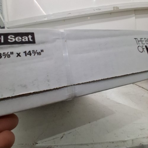 KOHLER ELONGATED TOILET SEAT - 18 5/8" - WHITE image 3
