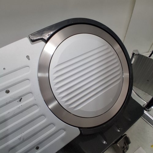 BPS COMMERCIAL DELI MEAT FOOD SLICER - NSF & ETL - 12", 120 V, 300W - BLACK AND SILVER (MODEL: 21-12-0500) image 3
