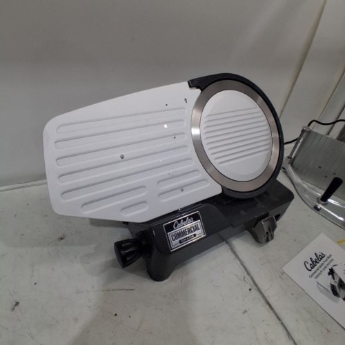 BPS COMMERCIAL DELI MEAT FOOD SLICER - NSF & ETL - 12", 120 V, 300W - BLACK AND SILVER (MODEL: 21-12-0500) image 6