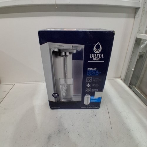 BRITA HUB INSTANT POWERFUL COUNTERTOP FILTRATION - 12-CUP - SILVER (MODEL: 87340) image 6