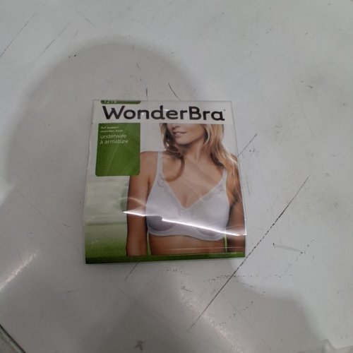 WOMEN'S WONDERBRA FULL SUPPORT UNDERWIRE BRA - 34C - WHITE - (1219) image 2