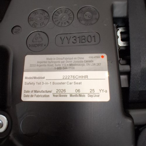 SAFETY1ST 3-IN-1 BOOSTER CAR SEAT FOR 40-100LBS - BLACK (MODEL: 22276CHHR) image 2