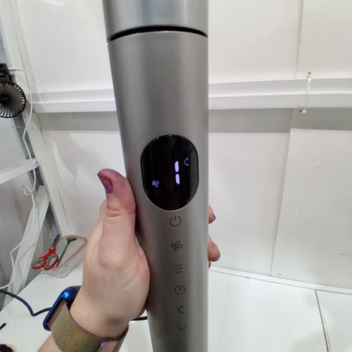 DREO 120° OMNI-DIRECTIONAL OSCILLATING CIRCULATOR FAN WITH REMOTE - 8 SPEEDS, 3 MODES, 8H TIMER - GREY (MODEL: DR-HPF002) image 2