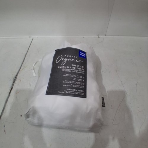 6PC PURELY ORGANIC SHEET SET - QUEEN - WHITE (MODEL : 1796241) image 5