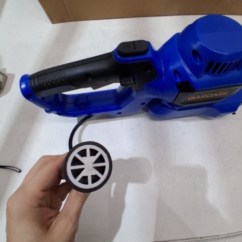 GARCARE CORDED ELECTRIC HEDGE TRIMMER - 24" DUAL-ACTION BLADE - BLUE - (MODEL:‎GHT25) image 2