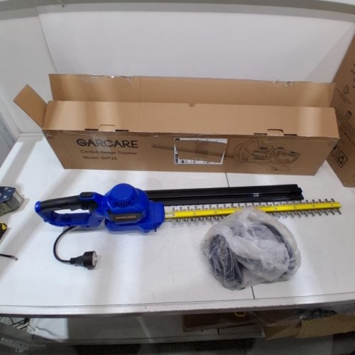 GARCARE CORDED ELECTRIC HEDGE TRIMMER - 24" DUAL-ACTION BLADE - BLUE - (MODEL:‎GHT25) image 3