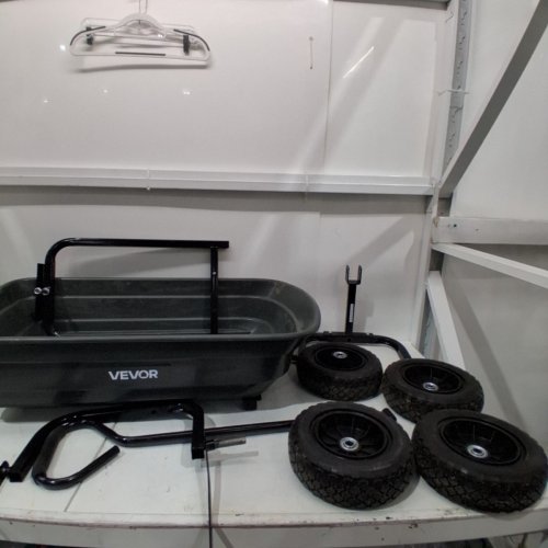 GARDEN DUMP CART, WITH 90° QUICK-DUMPS MECHANISM, 600 LBS CAPACITY - GERY (MODEL:GC-018C) image 2