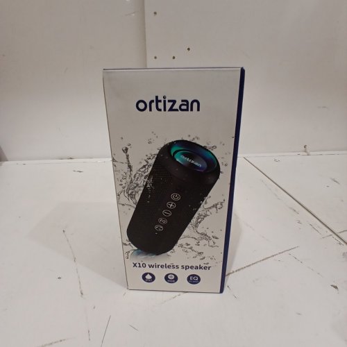 ORTIZAN PORTABLE BLUETOOTH SPEAKER - IPX7 WATERPROOF WITH 24W LOUD STEREO SOUND - BLACK (MODEL : X10) image 2
