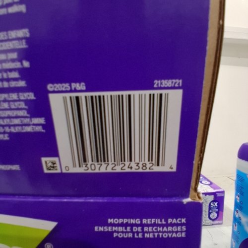 12PK SWIFFER POWERMOP SUPER REFILL PACK - 2 X 750 ML BOTTLES - 10 MULTI-SURFACE MOPPING PADS - FRESH SCENT (MODEL: 2051845) image 2