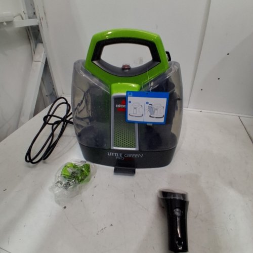 BISSELL LITTLE GREEN PORTABLE DEEP CLEANING VACUUM - 37OZ TANK MAX - GREEN/GREY (MODEL : 2513B) image 3