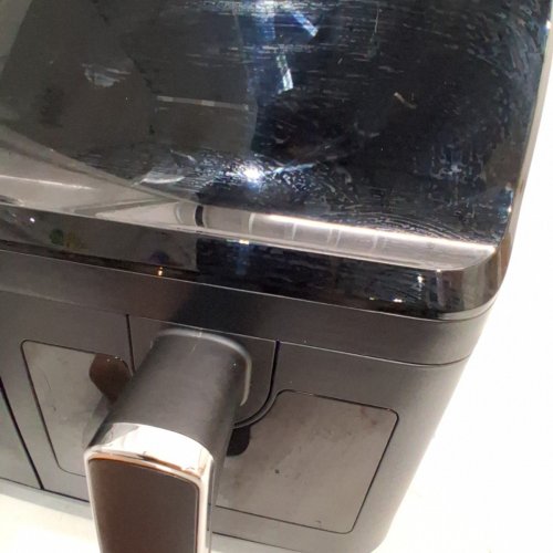NUTRICHEF DOUBLE BASKET AIR FRYER WITH TRANSPARENT WINDOWS - DUAL 4.4QT BASKETS - 1700W - 120V - 16.3" X 15.7" X 12.8" - BLACK (MODEL: NCAF5508AT) image 4