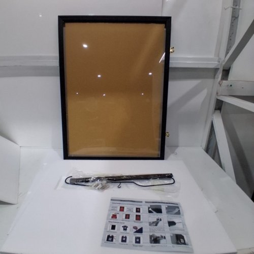 IHEIPYE JERSEY DISPLAY FRAME CASE - 31.2" X 23.2" - BLACK FRAME/WHITE BACKGROUND image 2