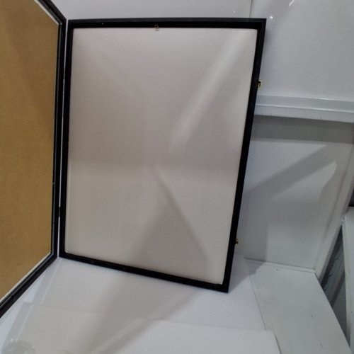 IHEIPYE JERSEY DISPLAY FRAME CASE - 31.2" X 23.2" - BLACK FRAME/WHITE BACKGROUND image 4