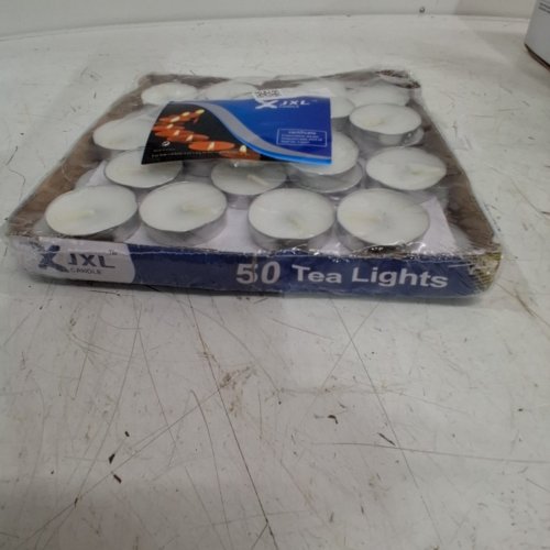 50PK JXL CANDLES TEA LIGHT CANDLES - WHITE image 3