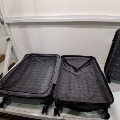2PC SAMSONITE OMNI 2 19/28 HARDSIDE LUGGAGE WITH 360° SPINNER WHEELS - 19\28" - CHARCOAL GREY image 3