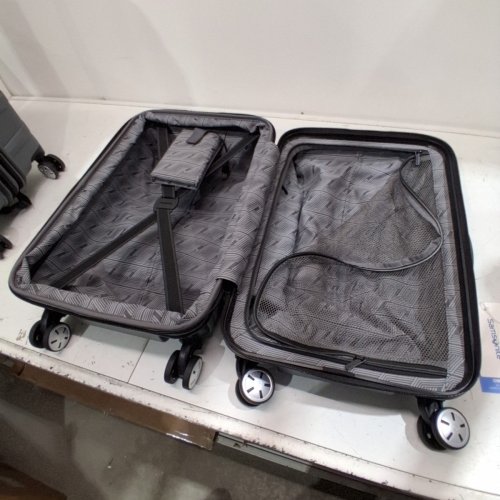 2PC SAMSONITE OMNI 2 19/28 HARDSIDE LUGGAGE WITH 360° SPINNER WHEELS - 19\28" - CHARCOAL GREY image 4