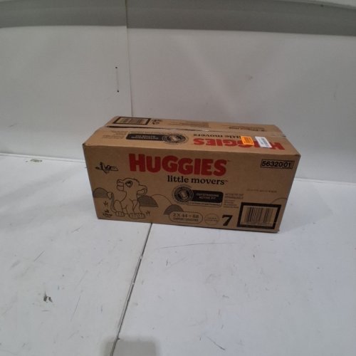 88PK HUGGIES LITTLE MOVERS BABY DIAPERS - SIZE 7 image 2