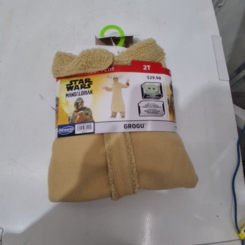 2PC STAR WARS MANDALORIAN GROGU COSTUME SET - 2T - TAN (ITEM: JWC6024-2T) image 2