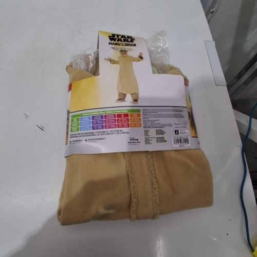 2PC STAR WARS MANDALORIAN GROGU COSTUME SET - 2T - TAN (ITEM: JWC6024-2T) image 4