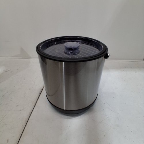 INSULATED ICE BUCKET - 7 QT - BLACK AND SILVER image 3