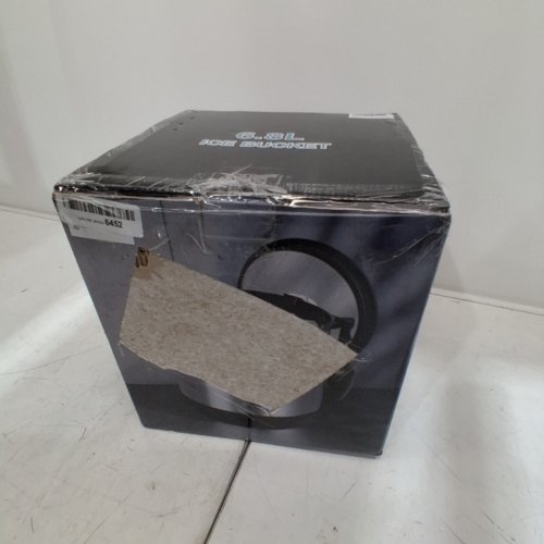INSULATED ICE BUCKET - 7 QT - BLACK AND SILVER image 5