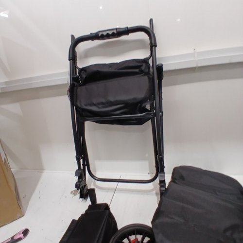BICYSTAR COMPACT & FOLDING SMALL ANIMAL PET STROLLER - DOG CARRIAGE, 33 LB CAPACITY - BLACK (MODEL: G2113BN) image 8