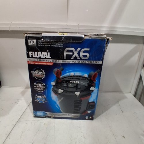 FLUVAL FX6 CANISTER FILTER FOR AQUARIUMS - 400GAL - BLACK (MODEL: A219) image 6