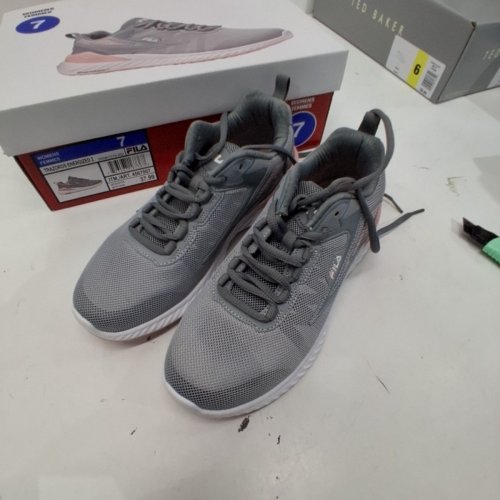 FILA WOMEN'S TRAZOROS ENERGIZED 2 RUNNER SHOES - 7 - GREY/PINK (STYLE: 4567006) image 3
