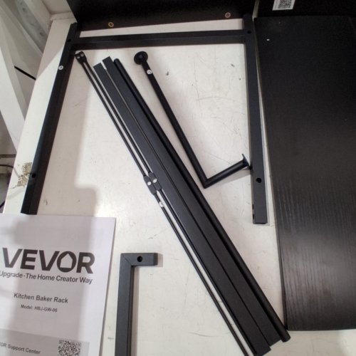 VEVOR KITCHEN BAKER RACK - 55" X 20" - BLACK (MODEL: HBJ-GW-06) image 5