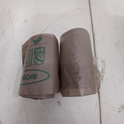 125PK BIOSAK COMPOSTABLE BIN LINERS FOR KITCHEN ORGANICS - 16.5" X 17.5" (MODEL: 112404) image 2